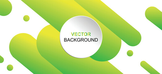 Wide geometric background. Simple shapes with trendy gradients composition
