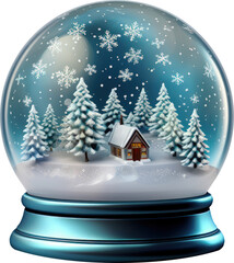 christmas snow globe transparent background PNG clipart.