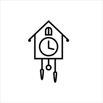 recommend clip art: Cuckoo Clock Icon, Cuckoo Calling At Every Hour
