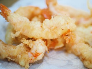 失敗したエビの天ぷら