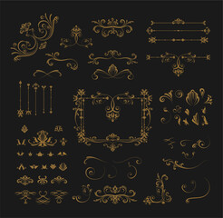 Ornamental elements collection
