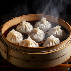 chinese steamed dumplings
