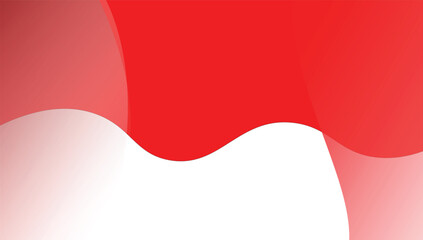 Gradient Indonesian flag vector