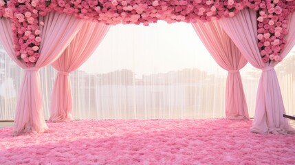 Pink Perfection Wedding Scene