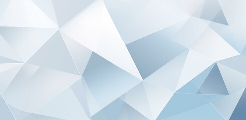 Fototapeta premium White blue cutting-edge background with a futuristic twist. Created with Generative AI