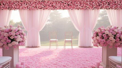 Dreamy Pink Skies Wedding