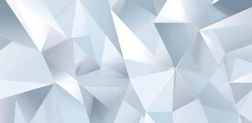 Fototapeta premium White blue cutting-edge background with a futuristic twist. Created with Generative AI