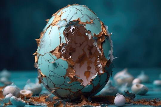 an easter egg with flowers on it, in the style of floral surrealism, environmental portraiture, national geographic photo