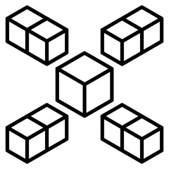 Skill Building Blocks Icon