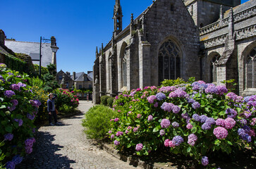 La petite ville de Locronan en Bretagne