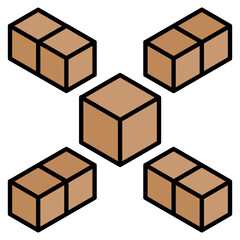 Skill Building Blocks Icon