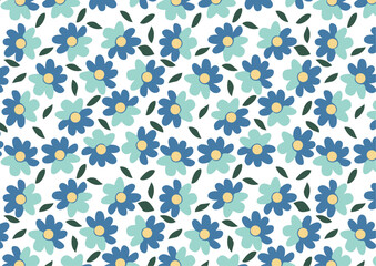 seamless pattern with flowers