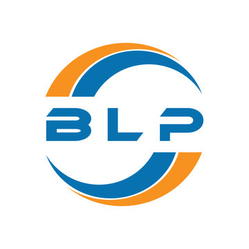 BLP letter logo design on a white background or Monogram logo design for entrepreneur and business.