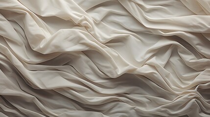 texture tissu blanc froissé, généré par IA
