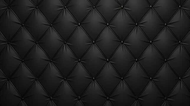 black leather upholstery background image | generative AI