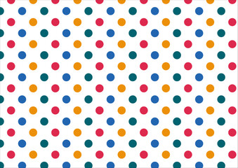 seamless pattern with colorful dots