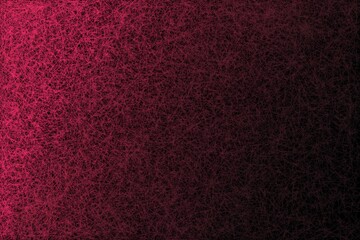 Wallpaper, texture in the form of coloured lines reminiscent of crayons. Colour transition. Disordered lines, different directions of lines. Different shades of magenta on a black background.	