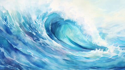 watercolor sea background