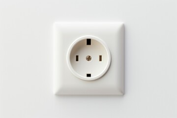 Integrated European socket wall. Room cord interior. Generate Ai