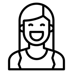 Smiling Women Icon