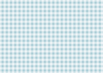 【水色】くすみカラーのブロックチェック