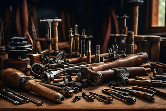 A diverse set of tools, each with its own unique style and purposes.