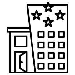 4 Star Hotel Icon