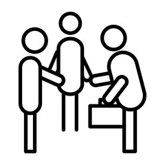 Fototapeta premium Deal Icon