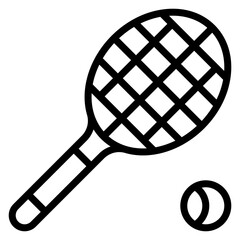 Tennis Racket Icon