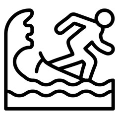 Surfing Icon