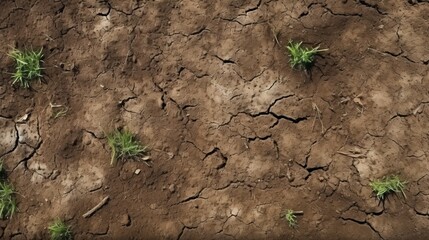 nature ground background texture of dried land soil