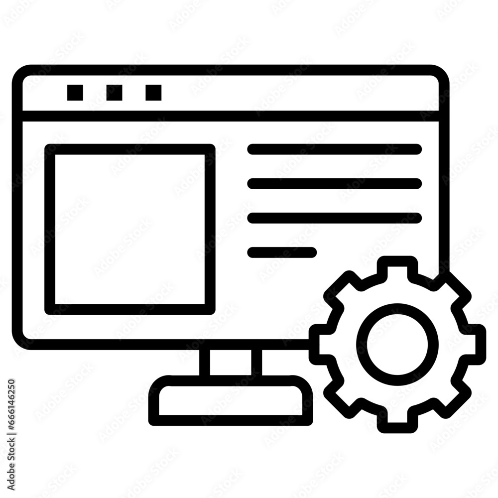 Sticker web settings icon