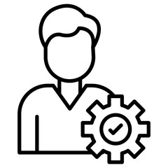 Obraz premium Specialist Icon