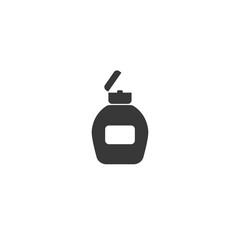 Shower Gel, Liquid Soap, Lotion, Cream, Shampoo, Bath Foam. Vector icon