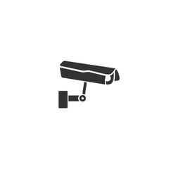 Fixed CCTV, Security Camera Icon Vector Template