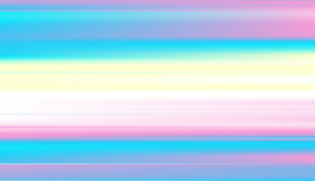 Abstract defocused horizontal background with horizontal smooth blurred lines. Vector eps