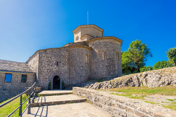 San Miguel de Aralar Sanctuary, a Romanesque Religious building in Navarre, Spain