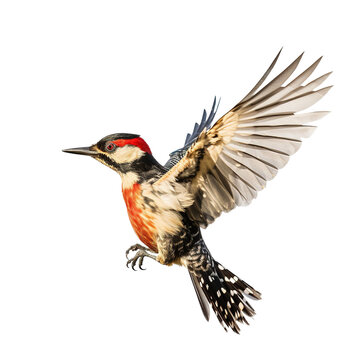 woodpecker isolated on a transparent background PNG, Generative Ai