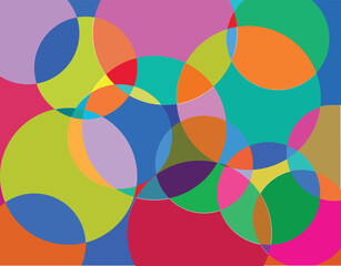 background circle color desing vector
