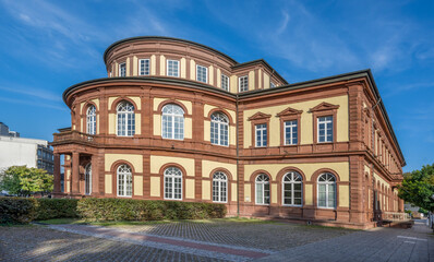 Fototapeta na wymiar Saalbau built in 1872 in Neustadt an der Weinstraße, Rhineland-Palatinate, Germany, Europe