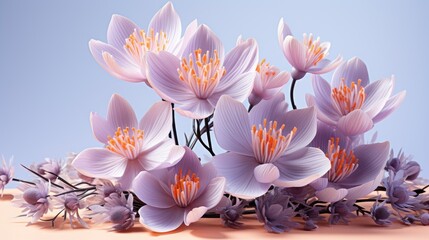  Flat Lay Composition With Spring Crocus Flowers Light, Background Image , Beautiful Women, Hd
