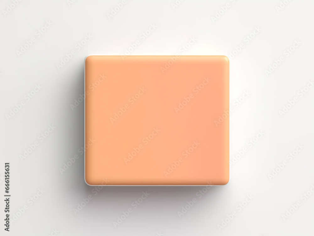 Poster 3d rendering of minimal geometric square shapes. podium for product presentation.
