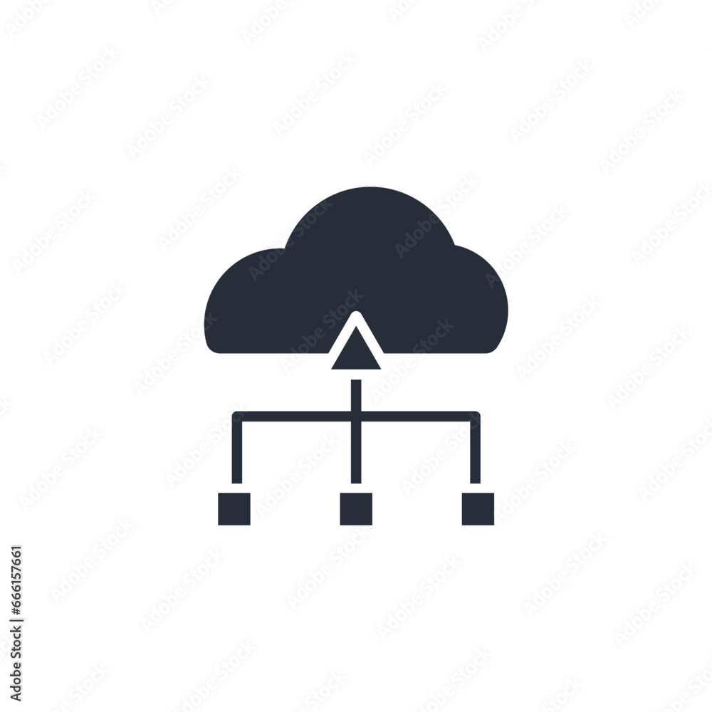 Poster hosting icon. vector.editable stroke.linear style sign for use web design,logo.symbol illustration.
