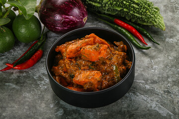 Indian cuisine - homemade mutter paneer