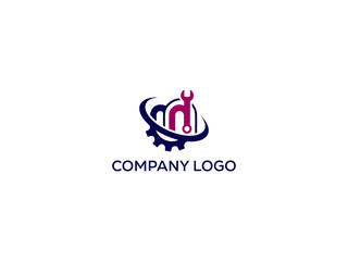 Fototapeta premium Usable for Business and Branding Logos. Flat Vector Logo Design Template Element. creative smart logo detailing with clean background. Business and Branding Logos.