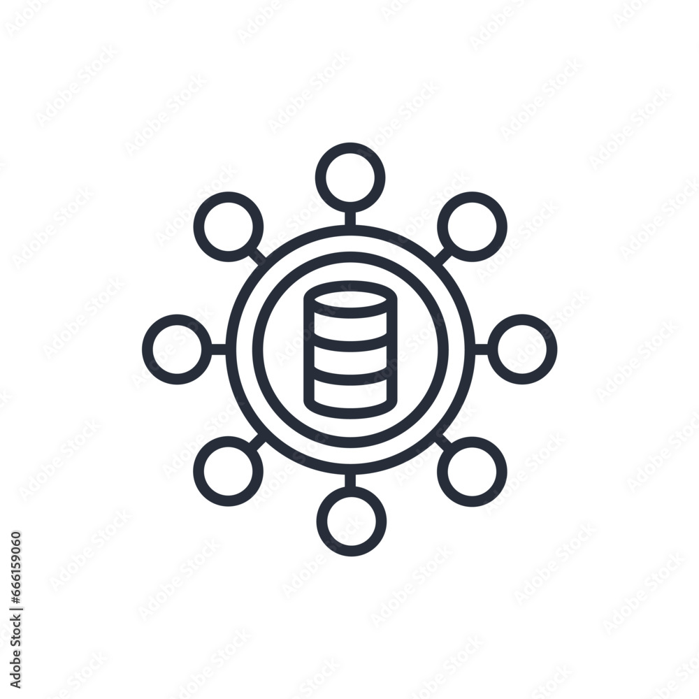 Poster structure icon. vector.editable stroke.linear style sign for use web design,logo.symbol illustration