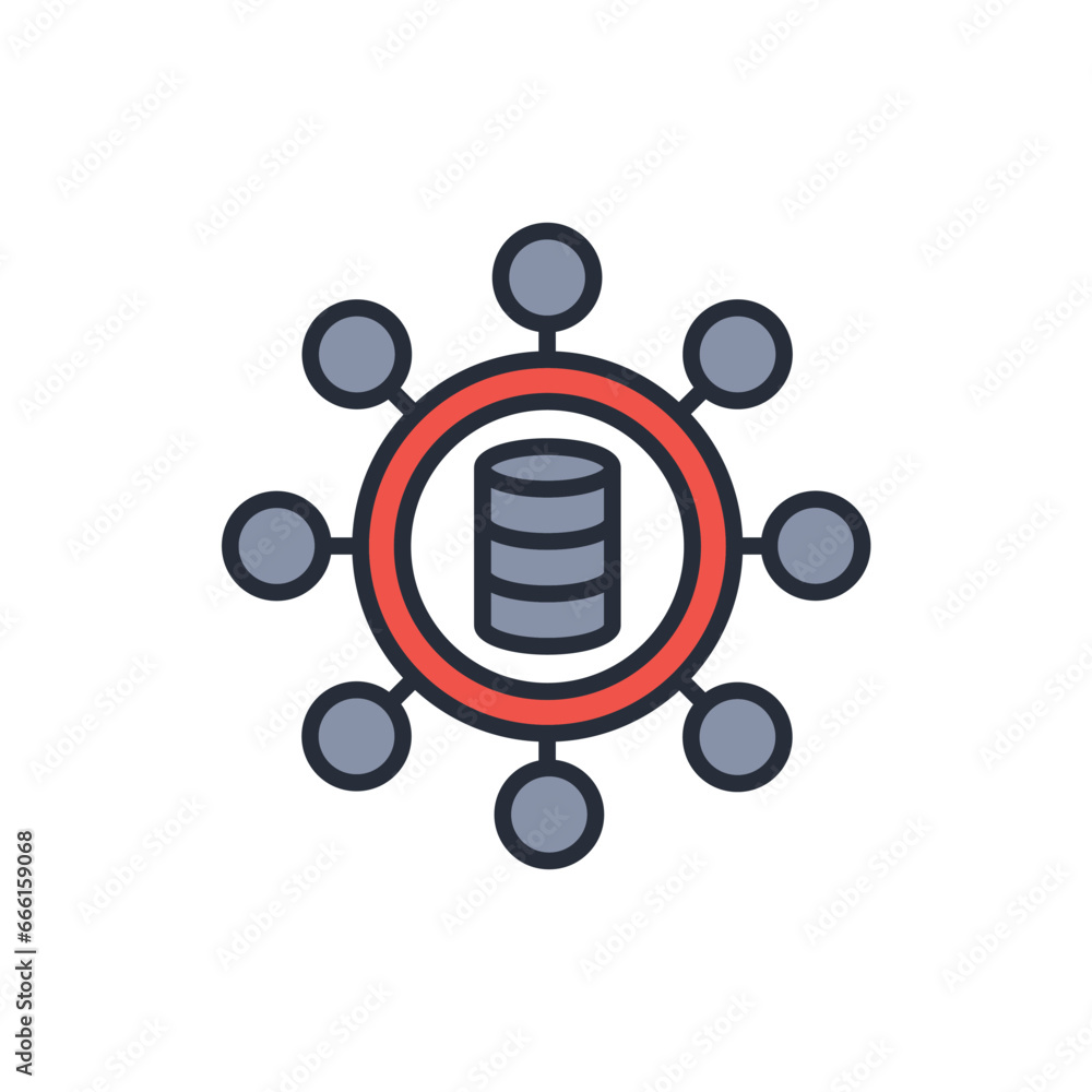 Poster structure icon. vector.editable stroke.linear style sign for use web design,logo.symbol illustration