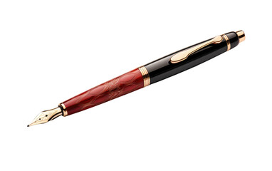 Naklejka premium Stylish Dip Pen on a Clear Surface or PNG Transparent Background.
