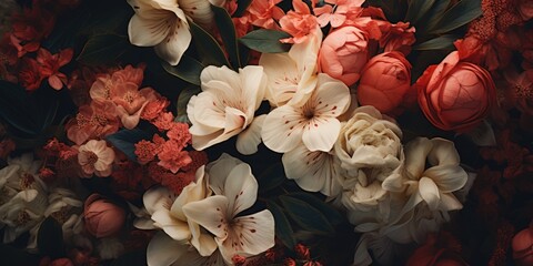 Petals Unveiled: Explore the Beauty of Delicate Flowers through Botanical Elegance in Close-Ups. Ai generated.