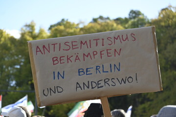 Kundgebung 22. Oktober 2023 vor dem Brandenburger Tor